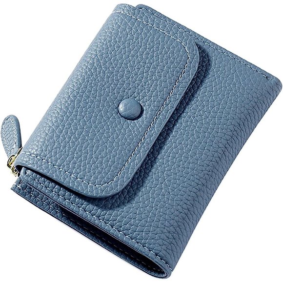 Womens Wallet Card Holder Small Bifold RFID Blocking Purse - Picture 1 of 6